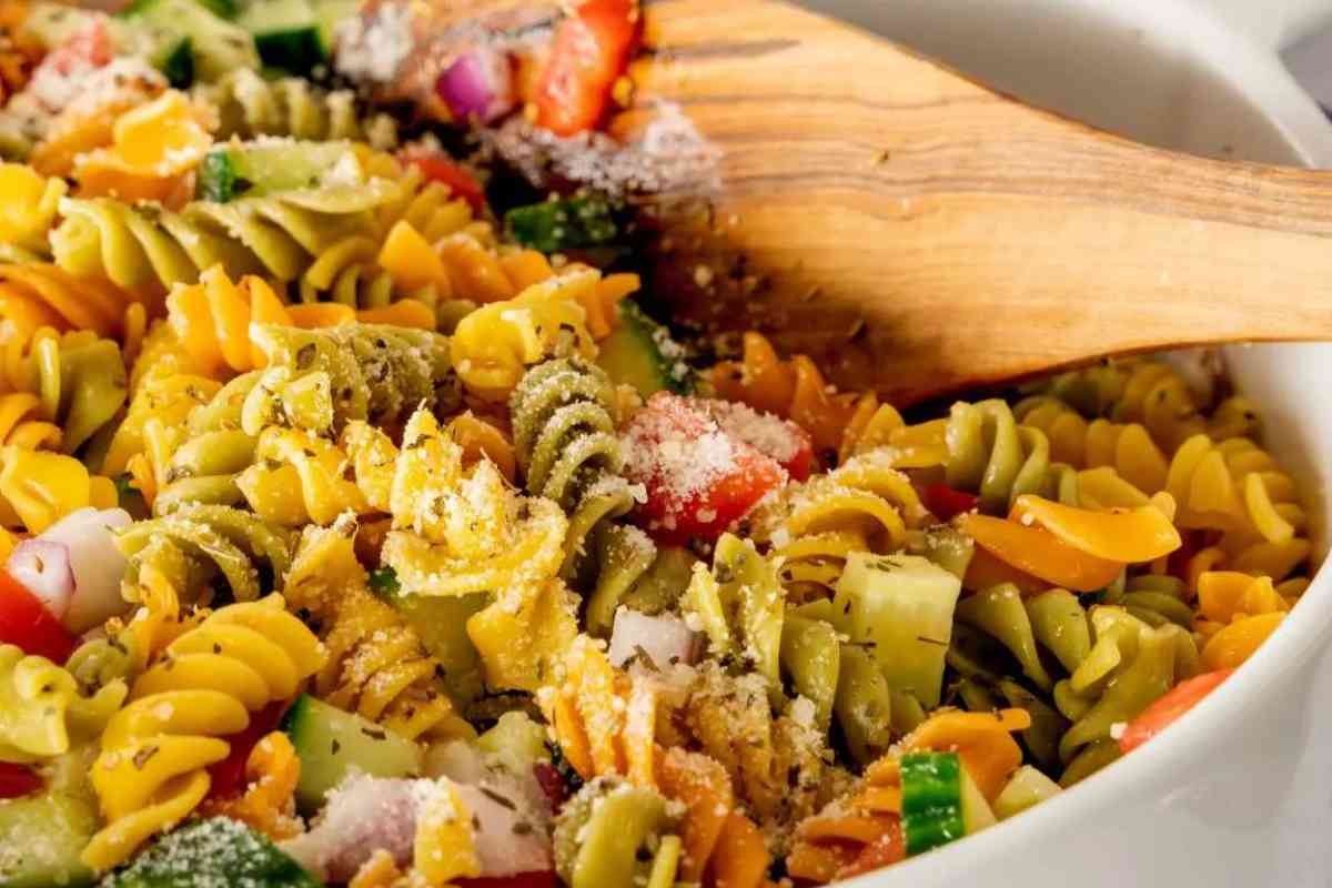 Oil and Vinegar Pasta Salad msn image.