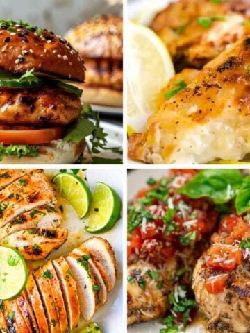 summer chicken recipes featured image.