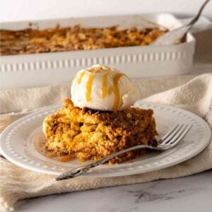Pumpkin Dump Cake featured image.