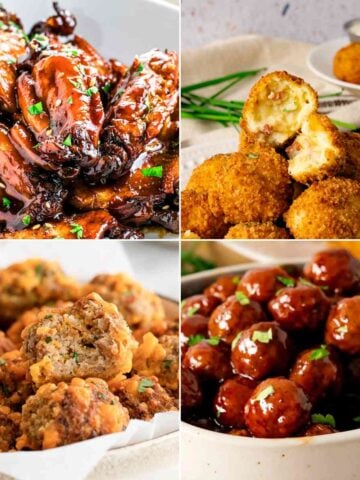 27 Party Foods for Football Food Season  featured image (1200 x 1200 px).