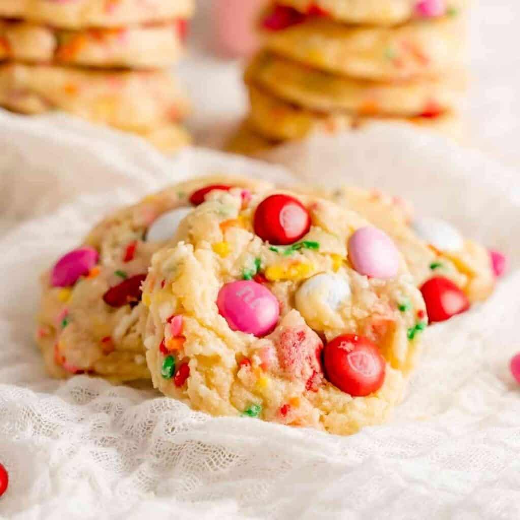 M&M Sprinkles Cookies featured image.