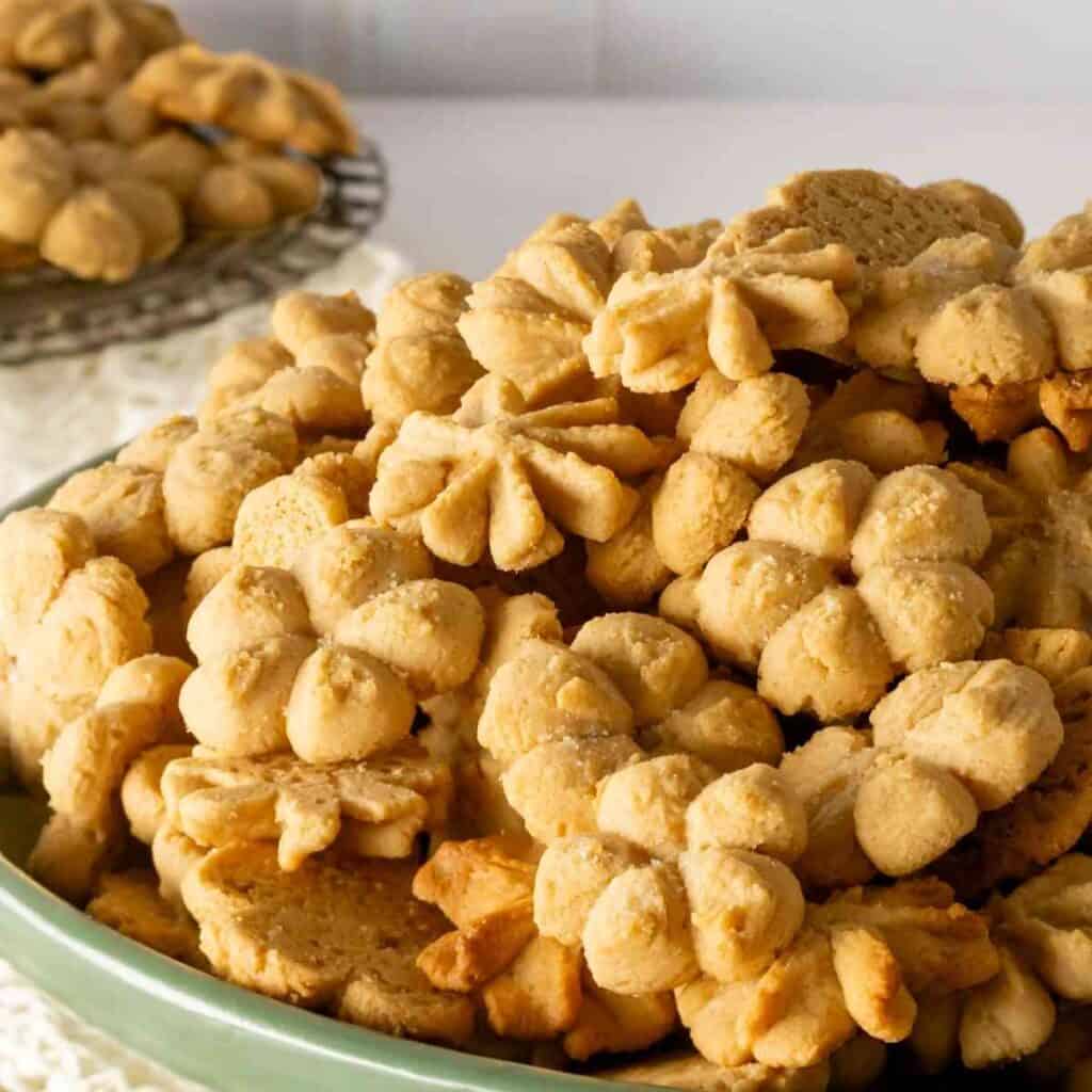 Peanut Butter Spritz Cookies featured image.