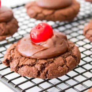 Chocolate Cherry Cookies featured image.