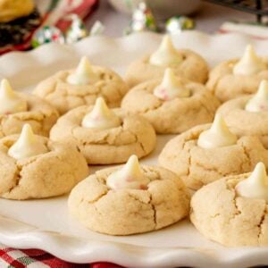 Sugar Cookies with Kisses featured image.
