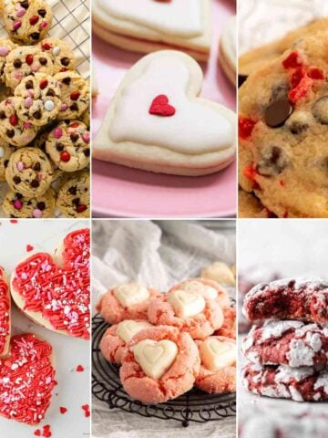 17 Valentine's Day Cookies Featured image.