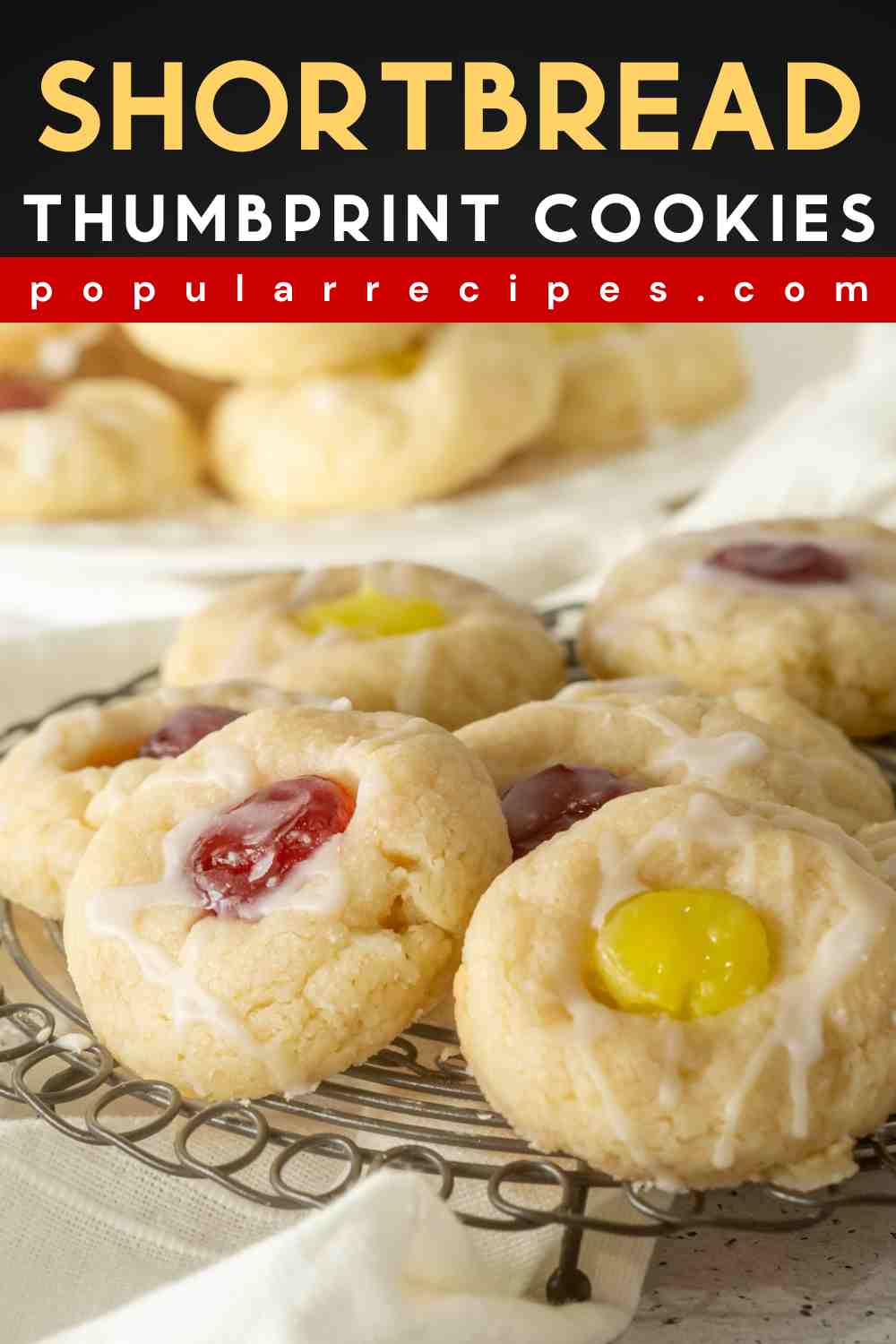 Shortbread Thumbprint Cookies - Popular Recipes