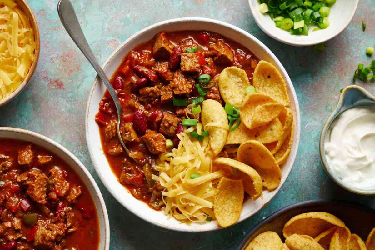 Slow Cooker Steak Chili msn image.