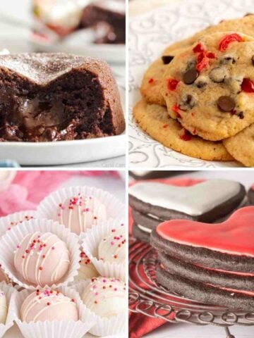 Valentine's Day List of Easy Dessert Recipes Anyone Can Make featured image.
