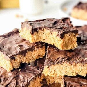 Peanut Butter and Rice Krispies Treats featured image.