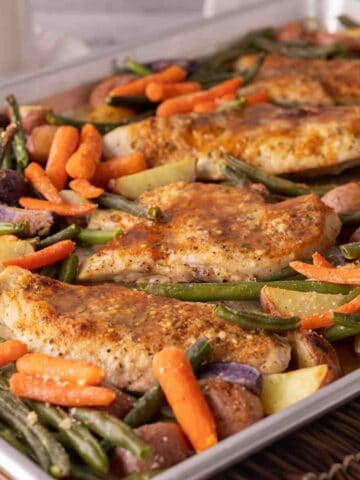 Sheet Pan Chicken and Vegetables featured image.