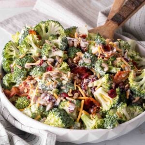 Broccoli Salad with Bacon Featured image.