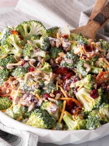 Broccoli Salad with Bacon Featured image.