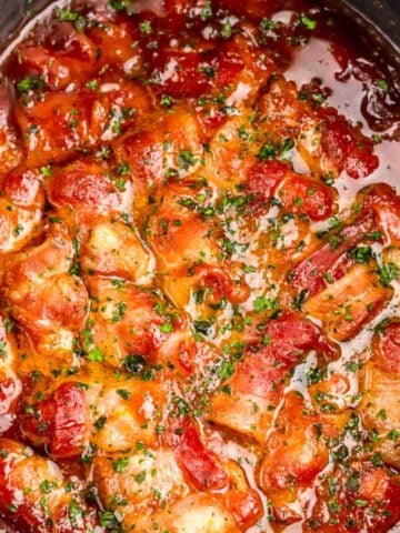 BBQ Bacon Wrapped Little Smokies.
