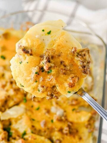 Hamburger Potato Casserole featured image.
