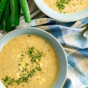 Leek and Potato Soup featured image.